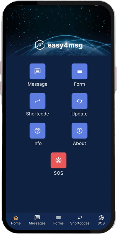 Easy4msg mobile application